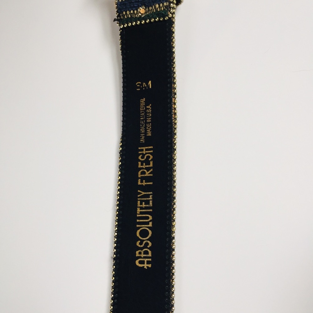 Absolutely Fresh | Vintage genuine leather belt - Picture 4 of 5